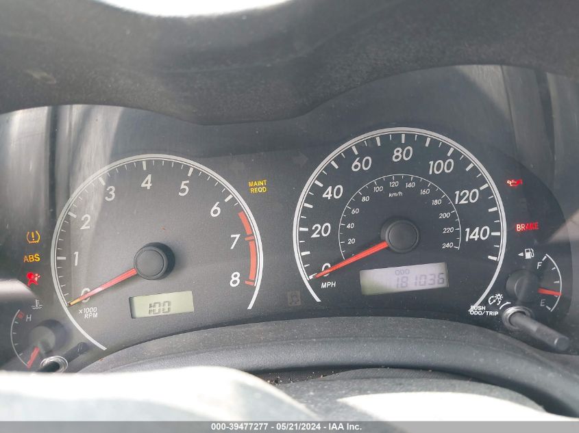 2009 Toyota Corolla S VIN: 1NXBU40E49Z115959 Lot: 39477277