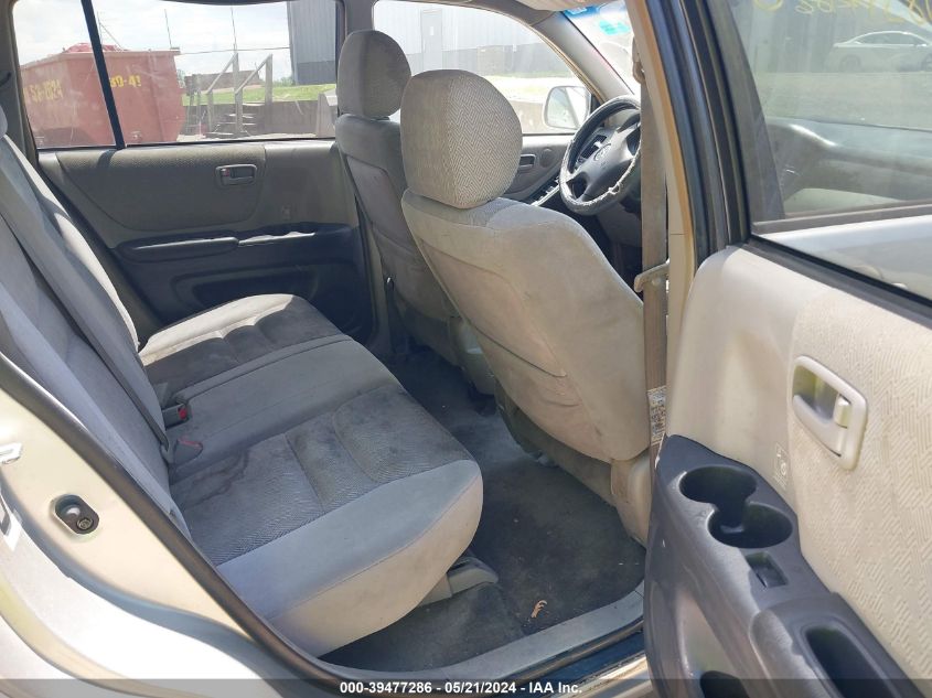 2001 Toyota Highlander V6 VIN: JTEHF21A110003121 Lot: 39477286