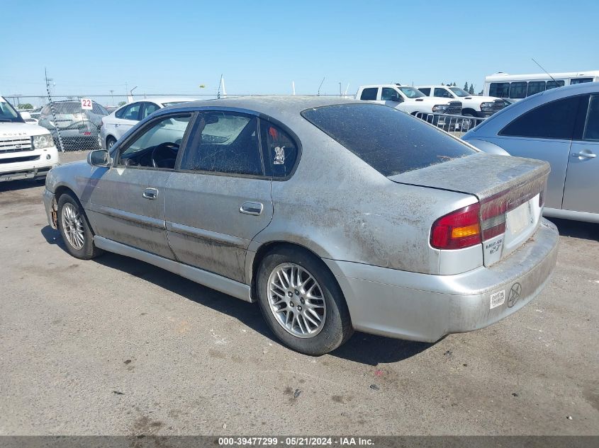 2002 Subaru Legacy Gt VIN: 4S3BE645527200580 Lot: 39477299