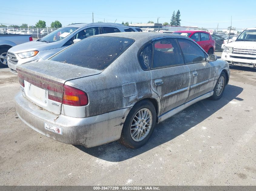 2002 Subaru Legacy Gt VIN: 4S3BE645527200580 Lot: 39477299