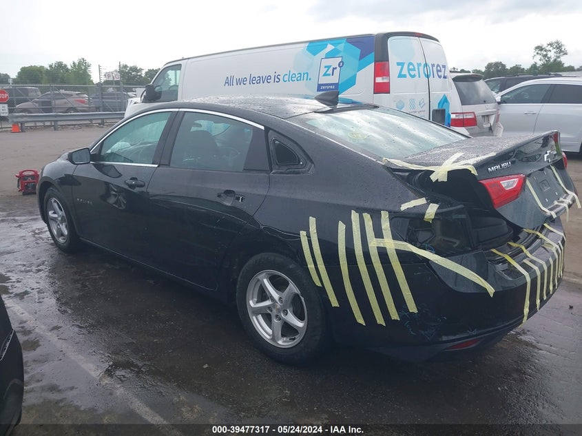 2017 Chevrolet Malibu Ls VIN: 1G1ZB5ST7HF194016 Lot: 39477317