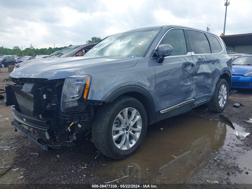 2022 Kia Telluride Lx VIN: 5XYP2DHC4NG279209 Lot: 39477338