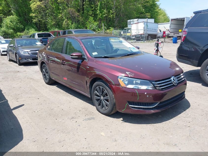 2013 Volkswagen Passat 2.5L S/2.5L Wolfsburg Edition VIN: 1VWAP7A37DC151078 Lot: 39477344