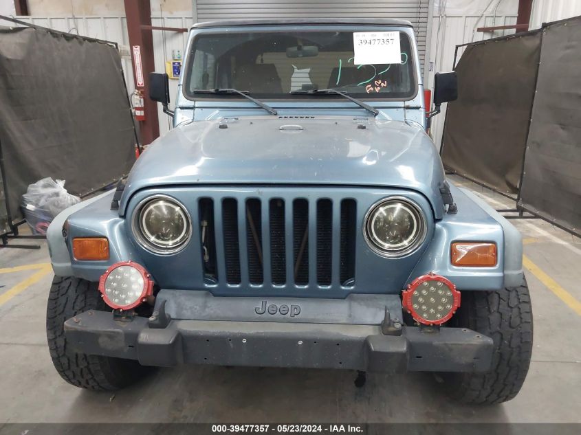 1998 Jeep Wrangler Sport VIN: 1J4FY19S7WP801788 Lot: 39477357