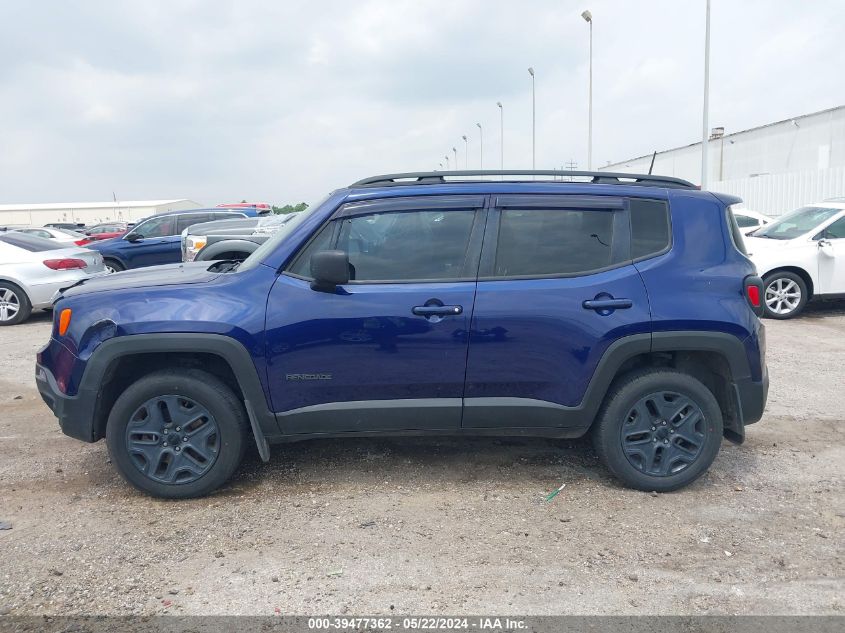 2018 Jeep Renegade Upland Edition 4X4 VIN: ZACCJBAB0JPH34994 Lot: 39477362