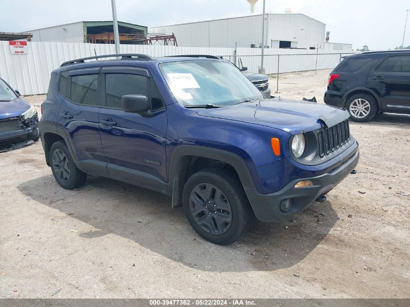 2018 Jeep Renegade Upland Edition 4X4 VIN: ZACCJBAB0JPH34994 Lot: 39477362