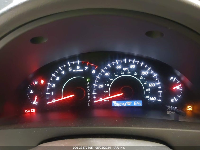 2009 Toyota Camry Le VIN: 4T1BE46KX9U317053 Lot: 39477365