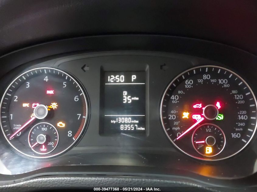 2014 Volkswagen Passat 2.5L Wolfsburg Edition VIN: 1VWAP7A36EC002551 Lot: 39477368