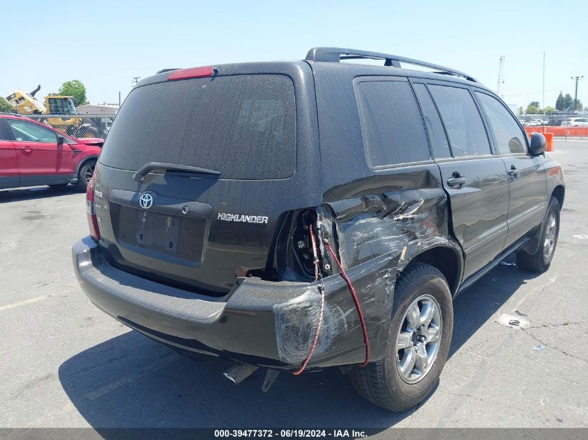 2005 Toyota Highlander V6 VIN: JTEEP21A550120531 Lot: 39477372