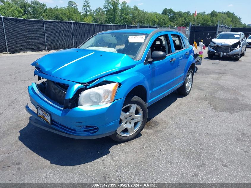 2008 Dodge Caliber Se VIN: 1B3HB28B58D745010 Lot: 39477399