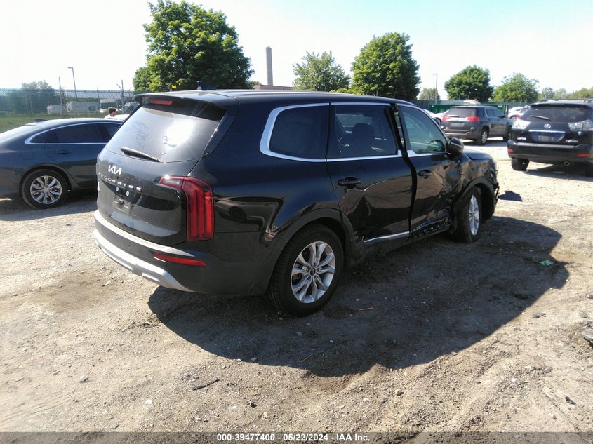 2022 Kia Telluride Lx VIN: 5XYP2DHC4NG287486 Lot: 39477400