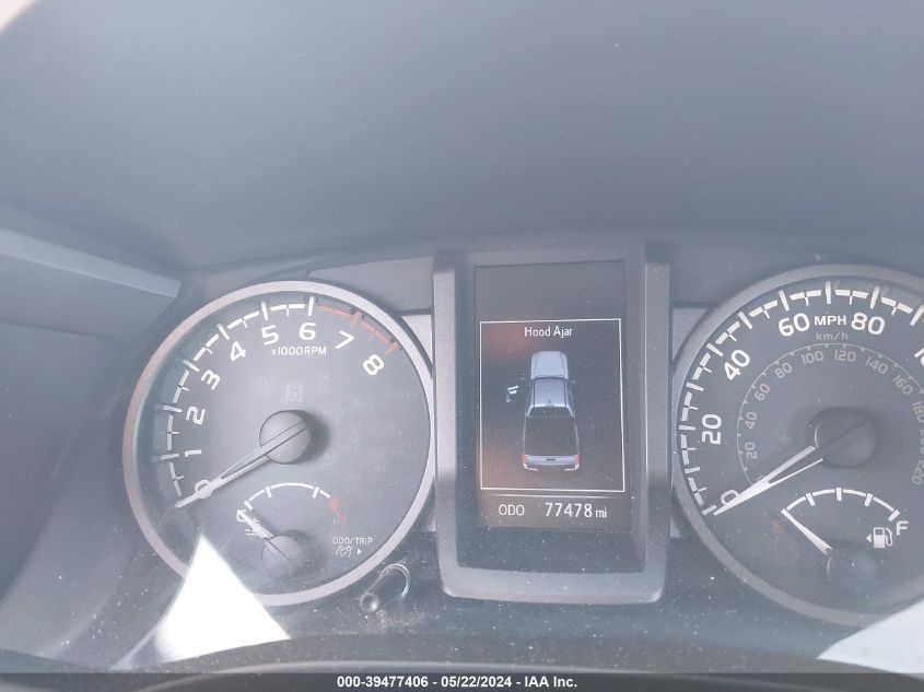 2017 Toyota Tacoma Trd Sport VIN: 5TFCZ5AN4HX082733 Lot: 39477406