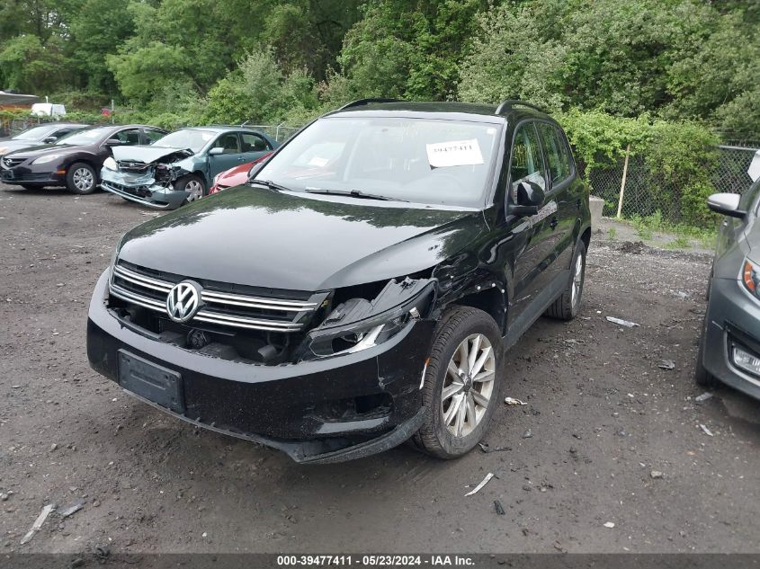 2017 VOLKSWAGEN TIGUAN 2.0T/2.0T S - WVGBV7AX3HK051177