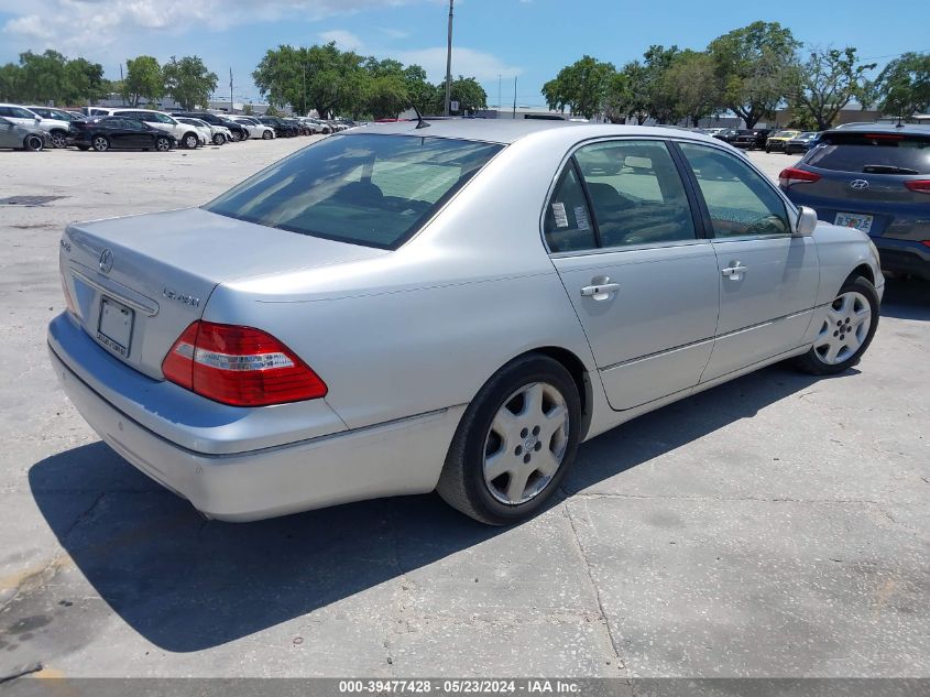 2004 Lexus Ls 430 VIN: JTHBN36F240145729 Lot: 39477428