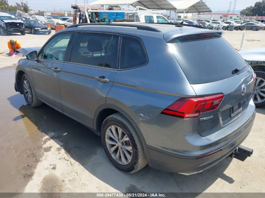 2020 Volkswagen Tiguan 2.0T S VIN: 3VV1B7AX5LM019231 Lot: 39477430