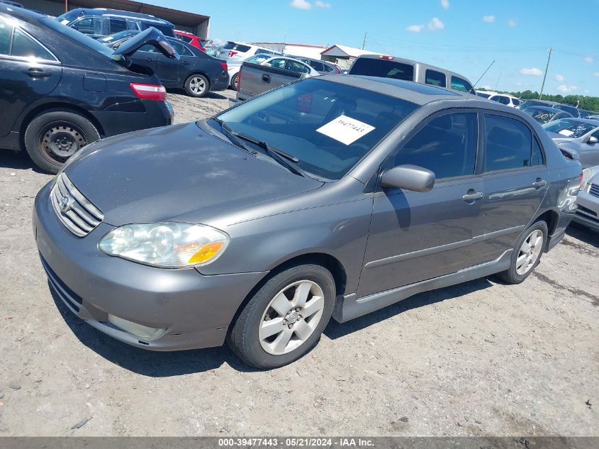 2004 Toyota Corolla S VIN: 2T1BR32E74C231238 Lot: 39477443