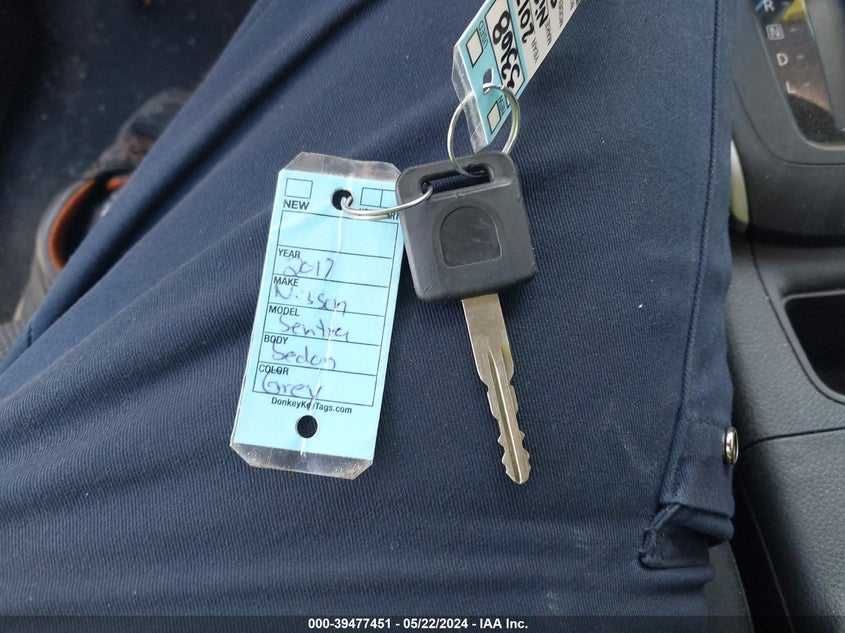 2017 Nissan Sentra S VIN: 3N1AB7AP6HY237762 Lot: 39477451