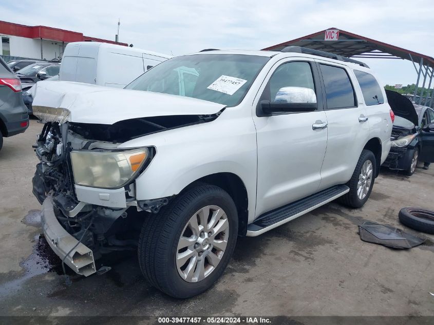 2008 Toyota Sequoia Platinum 5.7L V8 VIN: 5TDBY67A38S007603 Lot: 39477457