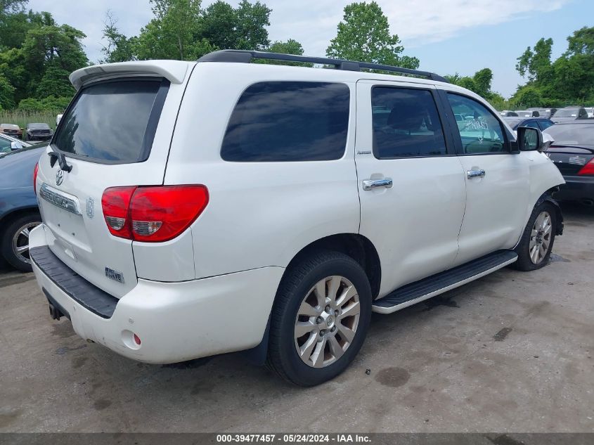 2008 Toyota Sequoia Platinum 5.7L V8 VIN: 5TDBY67A38S007603 Lot: 39477457