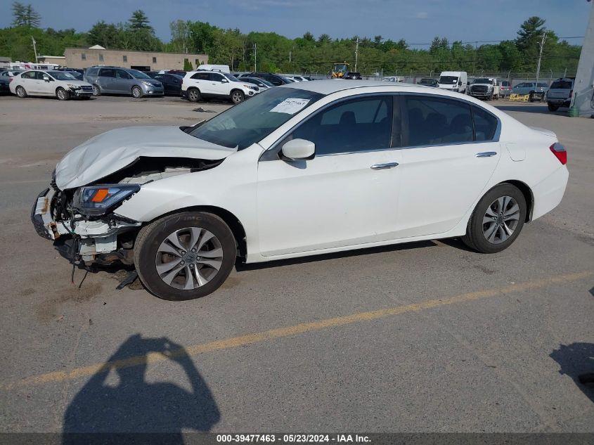 2013 Honda Accord Lx VIN: 1HGCR2F36DA250683 Lot: 39477463