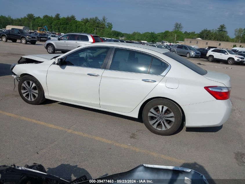 2013 Honda Accord Lx VIN: 1HGCR2F36DA250683 Lot: 39477463