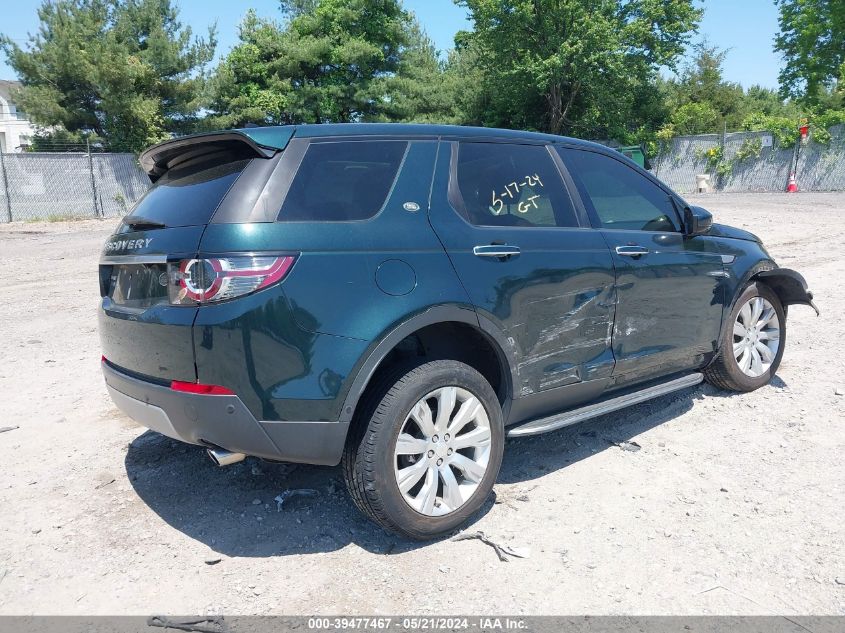 2015 Land Rover Discovery Sport Hse Lux VIN: SALCT2BG3FH500568 Lot: 39477467