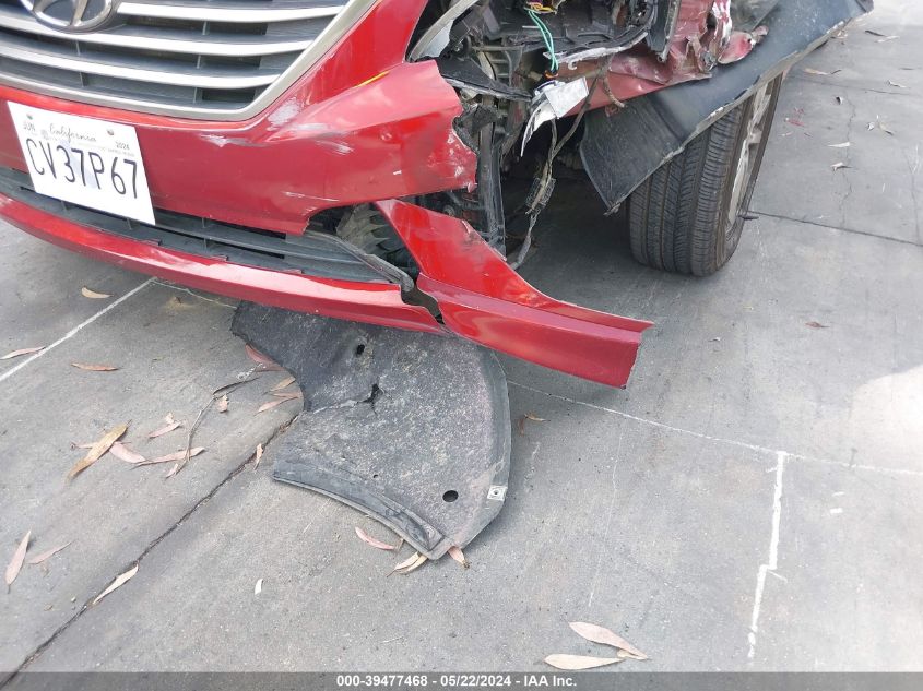 2015 Hyundai Sonata Se VIN: 5NPE24AF7FH131187 Lot: 39477468