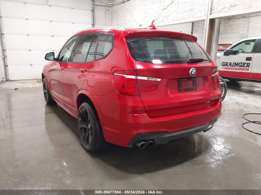 2015 BMW X3 XDRIVE35I - 5UXWX7C52F0K32712