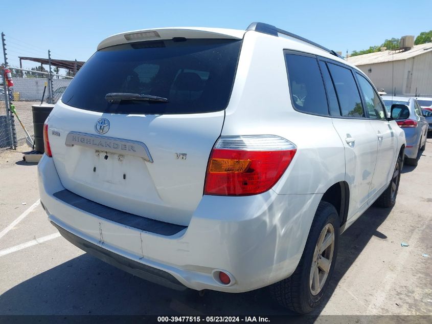 2008 Toyota Highlander VIN: JTEDS41A682024454 Lot: 39477515