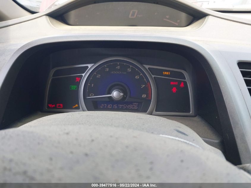 2009 Honda Civic Lx VIN: 2HGFA15579H503116 Lot: 39477516