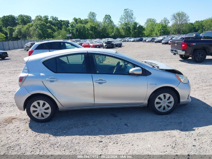 2012 Toyota Prius C Three VIN: JTDKDTB30C1502088 Lot: 39477572