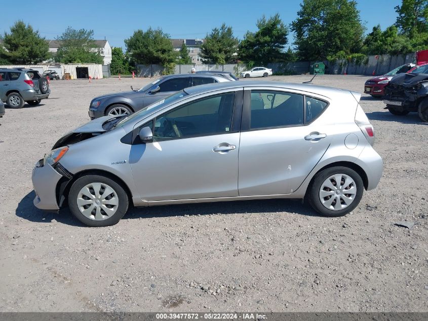 2012 Toyota Prius C Three VIN: JTDKDTB30C1502088 Lot: 39477572