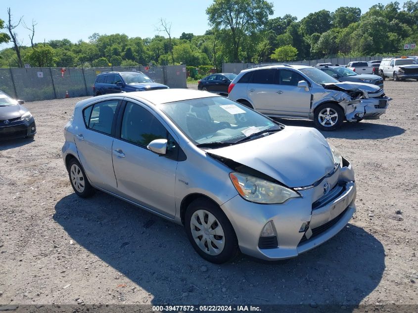 2012 Toyota Prius C VIN: JTDKDTB30C1502088 Lot: 39477572