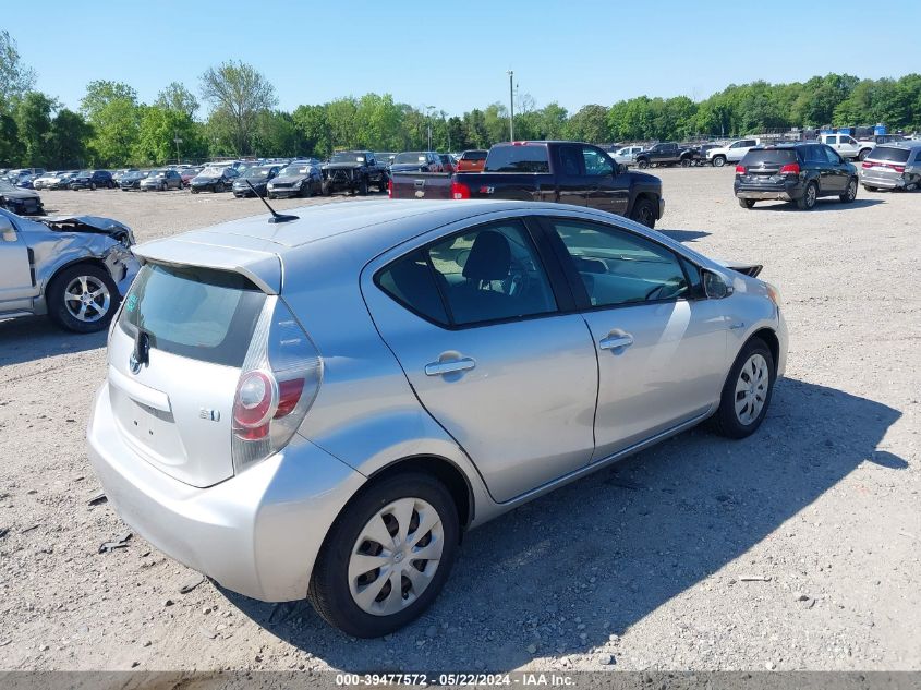 2012 Toyota Prius C VIN: JTDKDTB30C1502088 Lot: 39477572