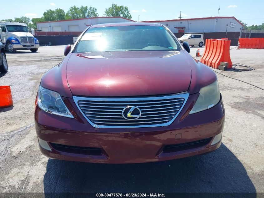 2007 Lexus Ls 460 VIN: JTHBL46F375050745 Lot: 39477578