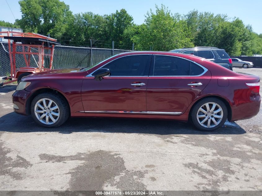 2007 Lexus Ls 460 VIN: JTHBL46F375050745 Lot: 39477578