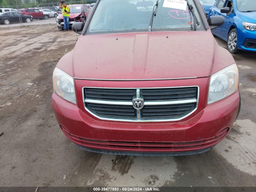 2007 Dodge Caliber Sxt VIN: 1B3HB48B67D253841 Lot: 39477593