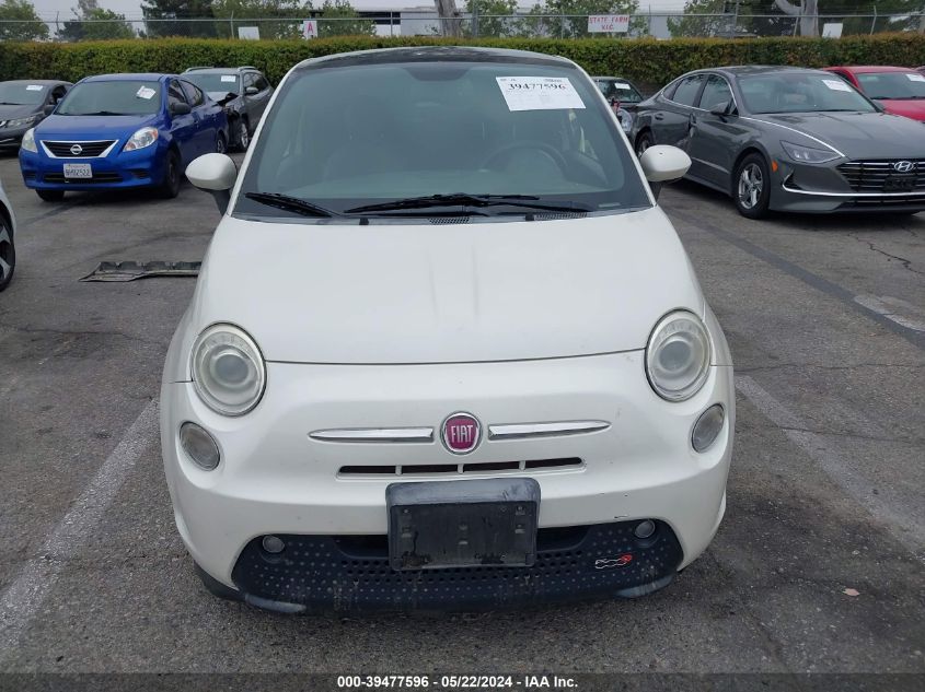 2015 Fiat 500E Battery Electric VIN: 3C3CFFGE0FT527357 Lot: 39477596