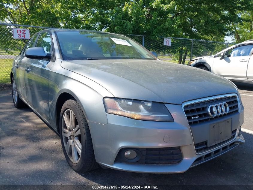 2010 Audi A4 2.0T Premium VIN: WAUBFAFL9AN056163 Lot: 39477615