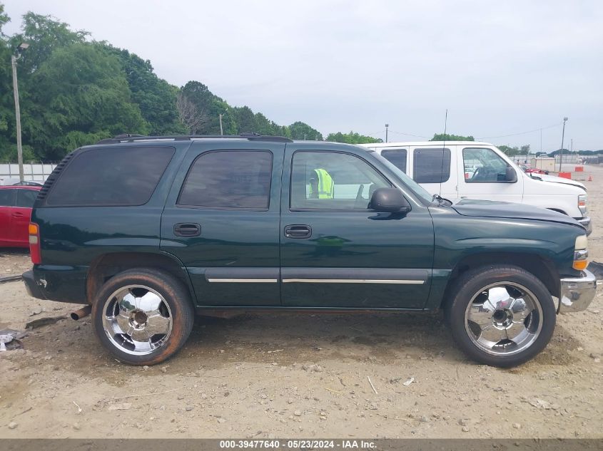 2002 Chevrolet Tahoe Ls VIN: 1GNEC13Z12J307324 Lot: 39477640
