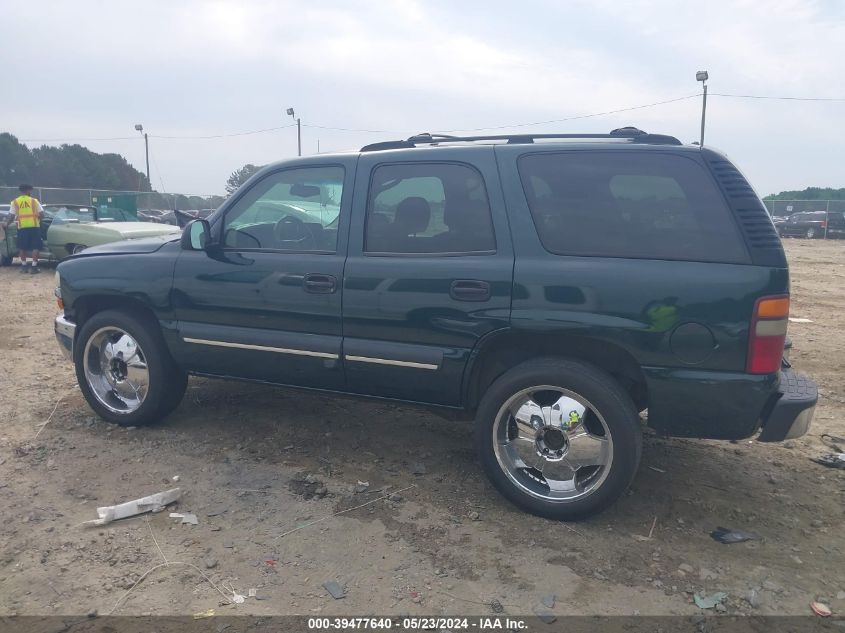 2002 Chevrolet Tahoe Ls VIN: 1GNEC13Z12J307324 Lot: 39477640