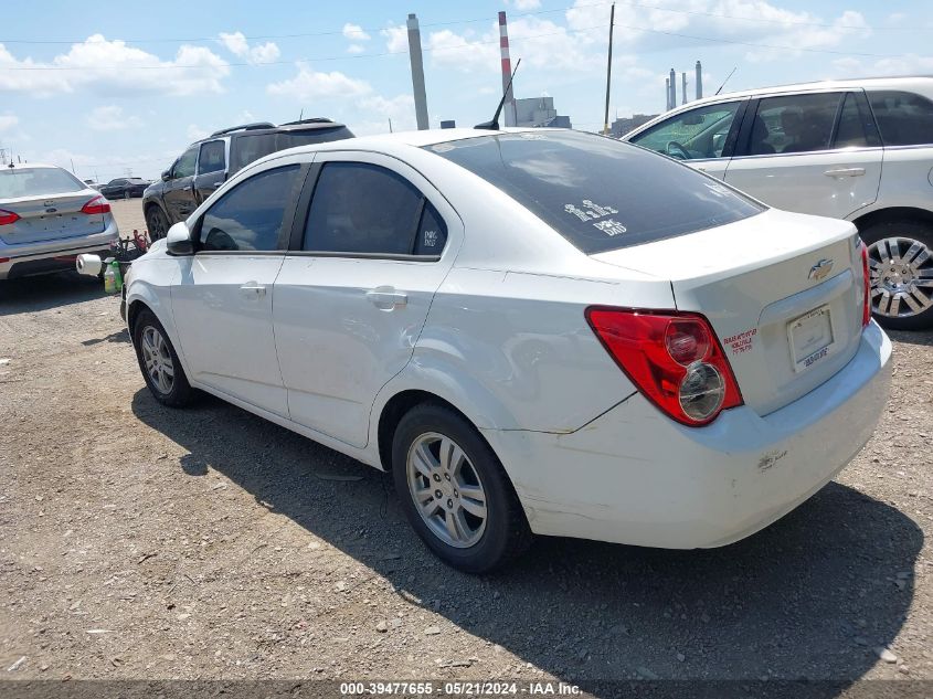 2012 Chevrolet Sonic 2Ls VIN: 1G1JA5SH2C4109003 Lot: 39477655