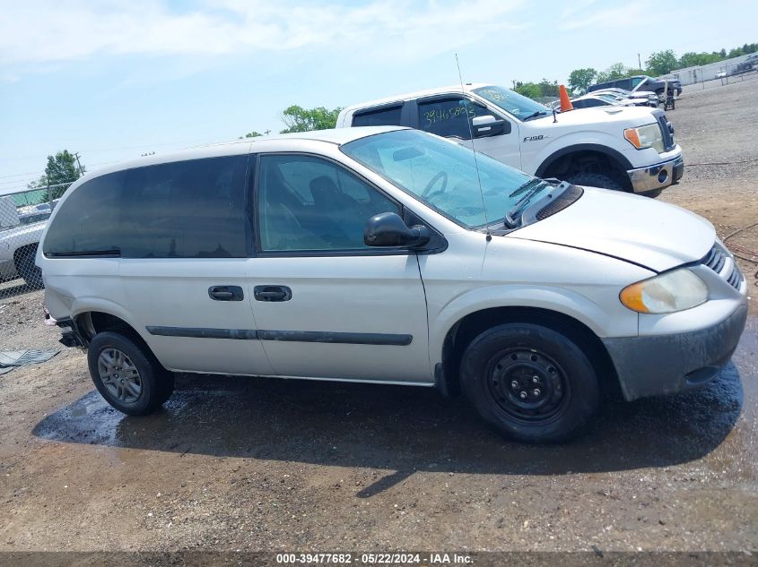 2005 Dodge Caravan Se VIN: 1D8GP25EX5B236937 Lot: 39477682