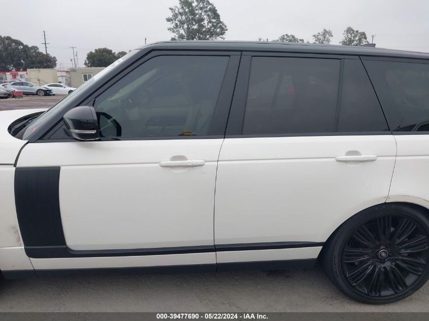 2018 Land Rover Range Rover 5.0L V8 Supercharged VIN: SALGS2RE5JA389497 Lot: 39477690