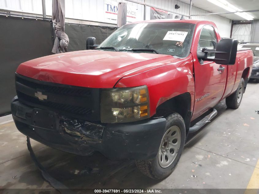 2009 Chevrolet Silverado 1500 Work Truck VIN: 1GCEC14X79Z105654 Lot: 39477691