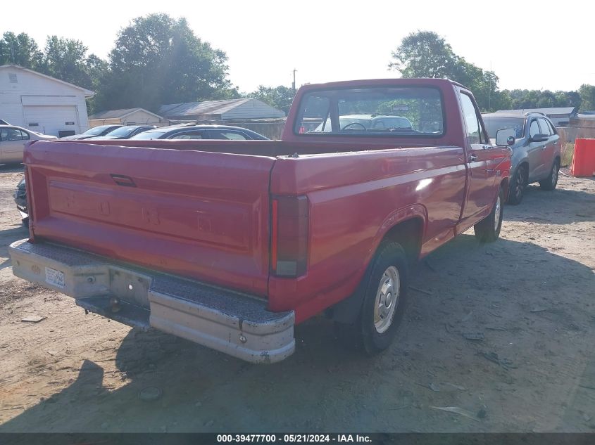 1985 Ford F150 VIN: 1FTDF15Y5FPA60098 Lot: 39477700