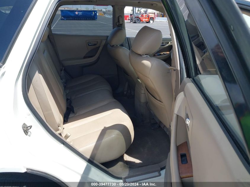 2006 Nissan Murano Sl VIN: JN8AZ08T66W409333 Lot: 39477730