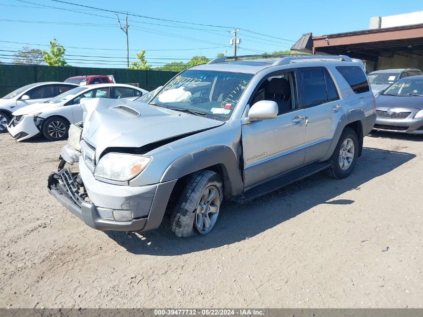 2003 Toyota 4Runner Sr5 Sport V8 VIN: JTEBT14R530007606 Lot: 39477732