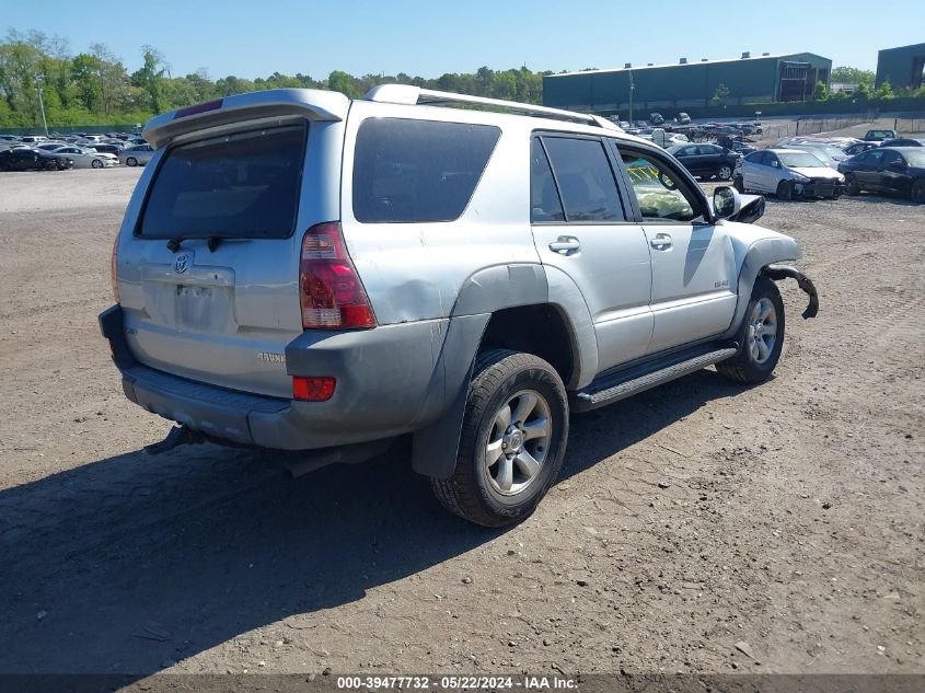 2003 Toyota 4Runner Sr5 Sport V8 VIN: JTEBT14R530007606 Lot: 39477732