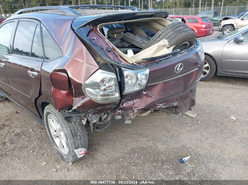 2008 Lexus Rx 350 VIN: JTJHK31U882033552 Lot: 39477736